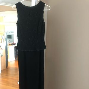 Scott McClintock black fitted dress-